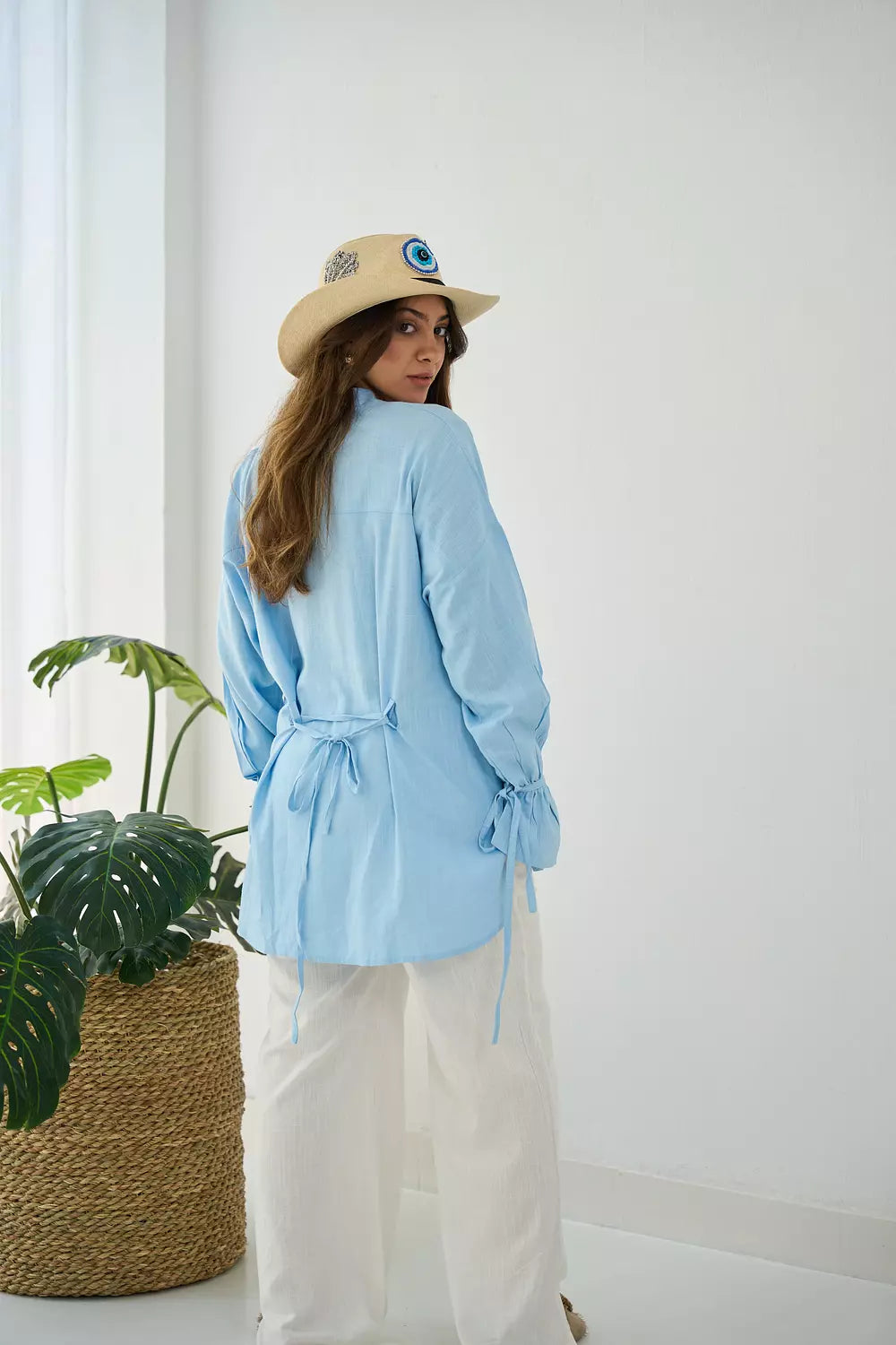 Everyday shirt in baby blue