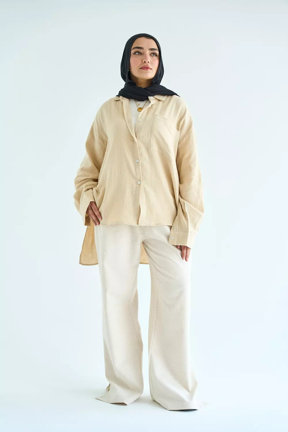 All times shirt in beige