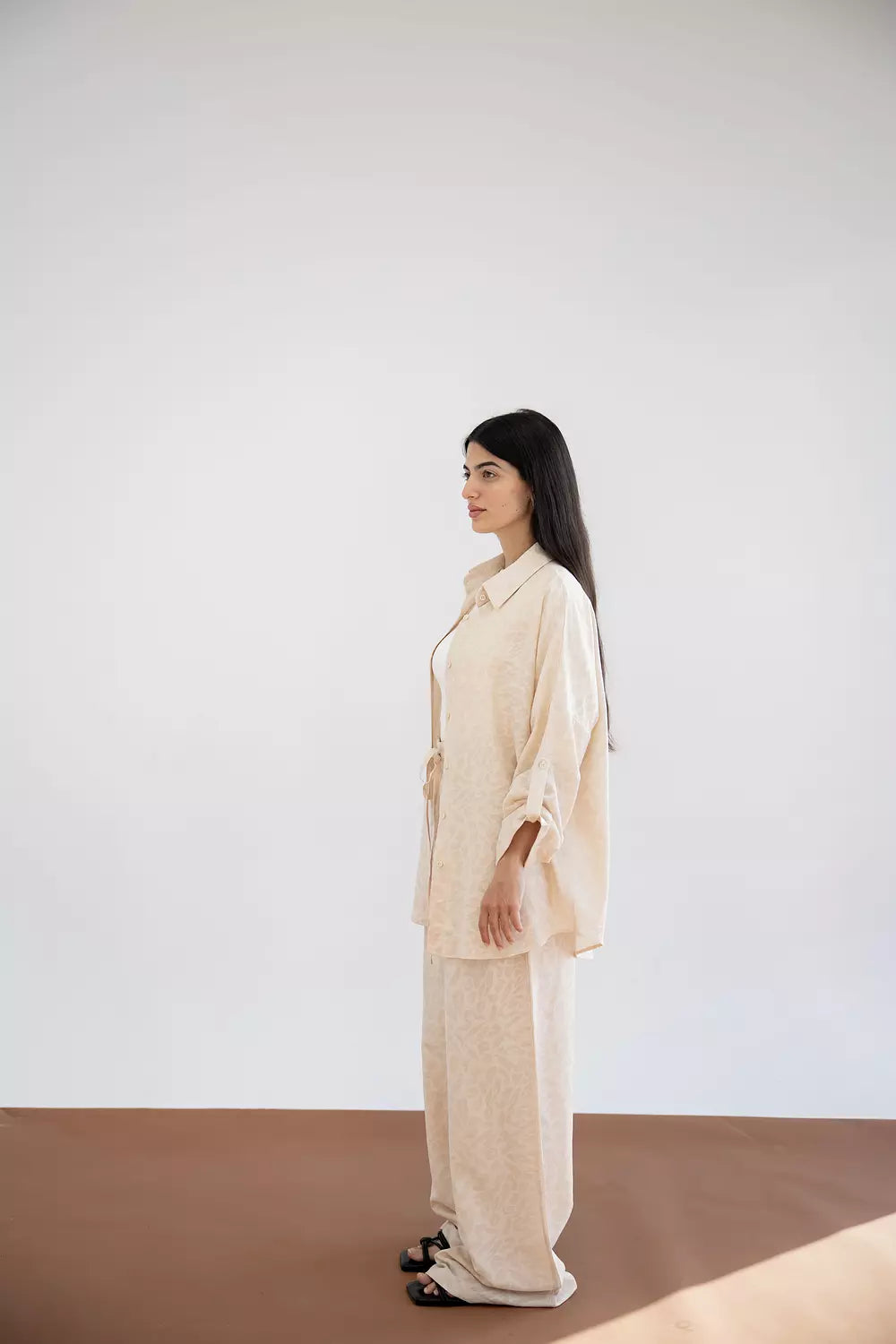 A Female Roar set in beige