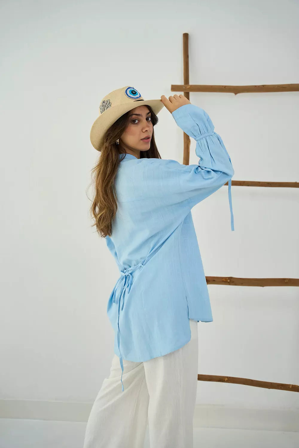Everyday shirt in baby blue