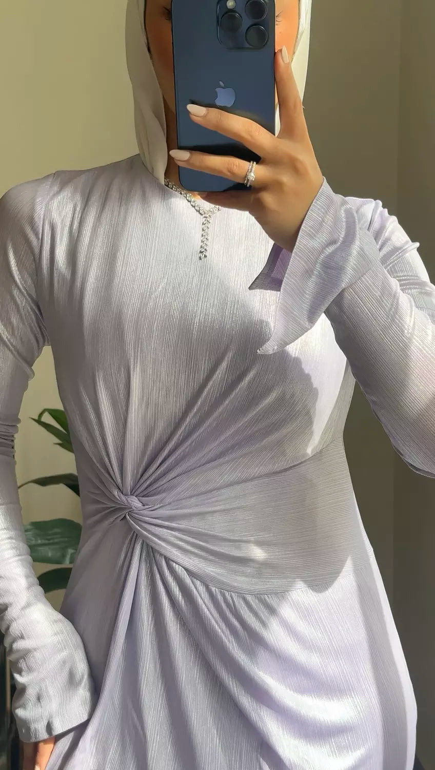 Flora dress in lavender