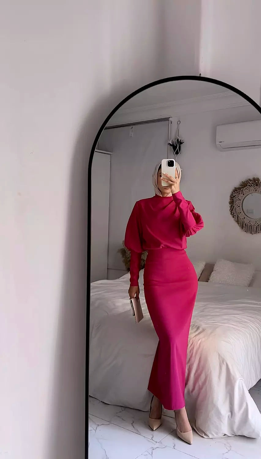 Fuchsia dress