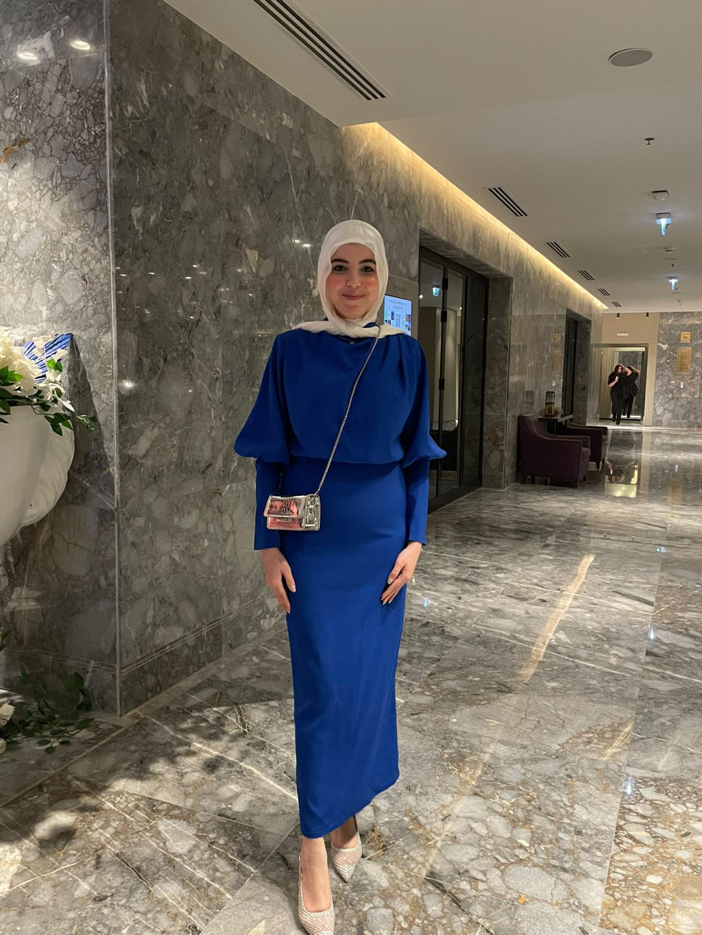 Royal blue dress