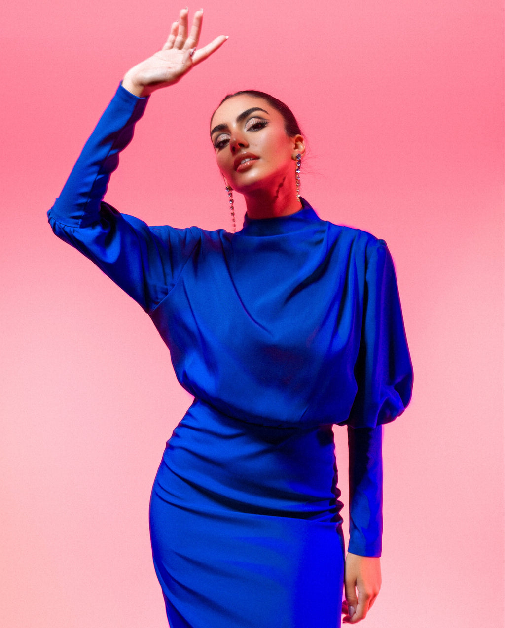 Royal blue dress