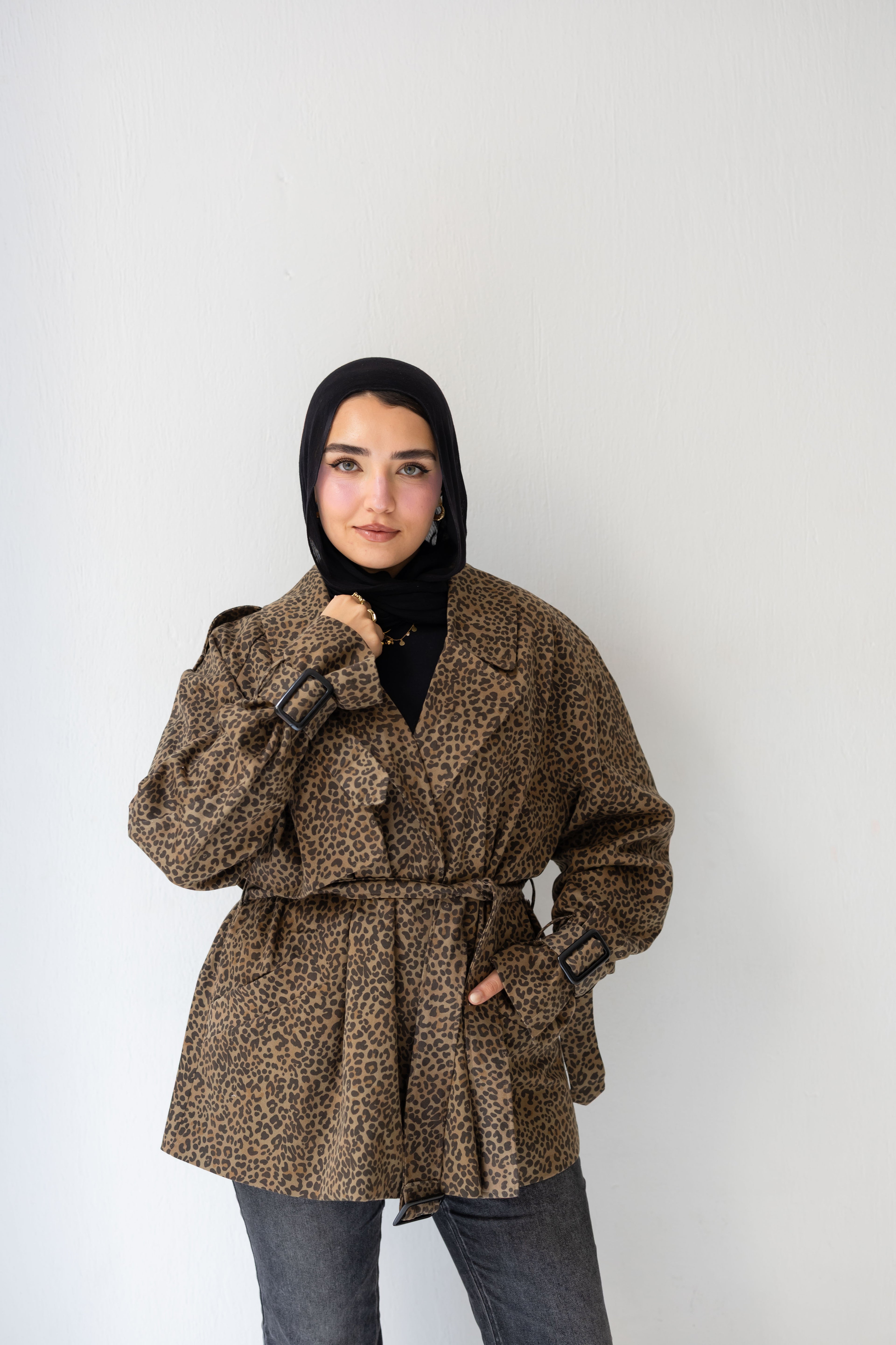 Leopard print jacket