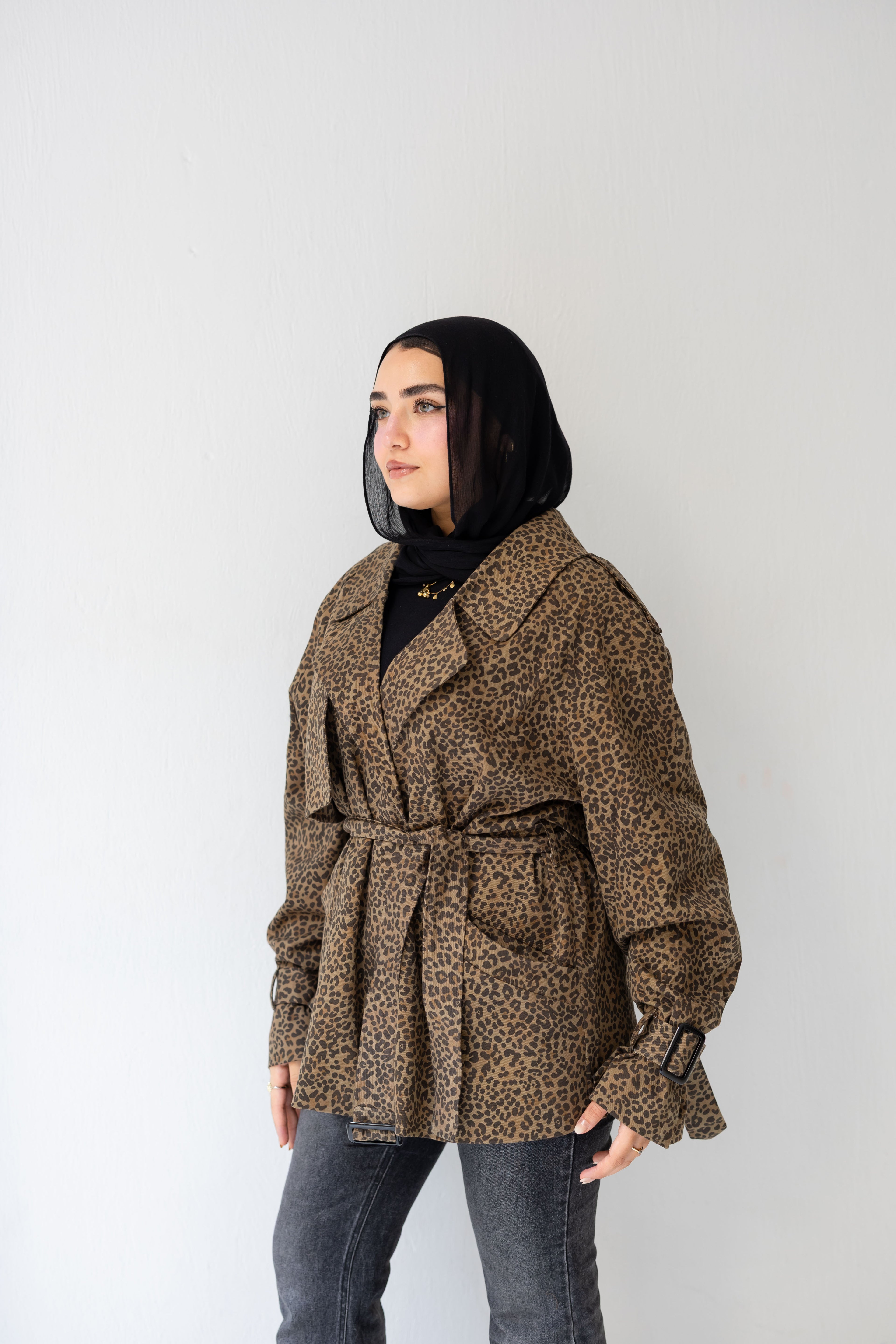 Leopard print jacket