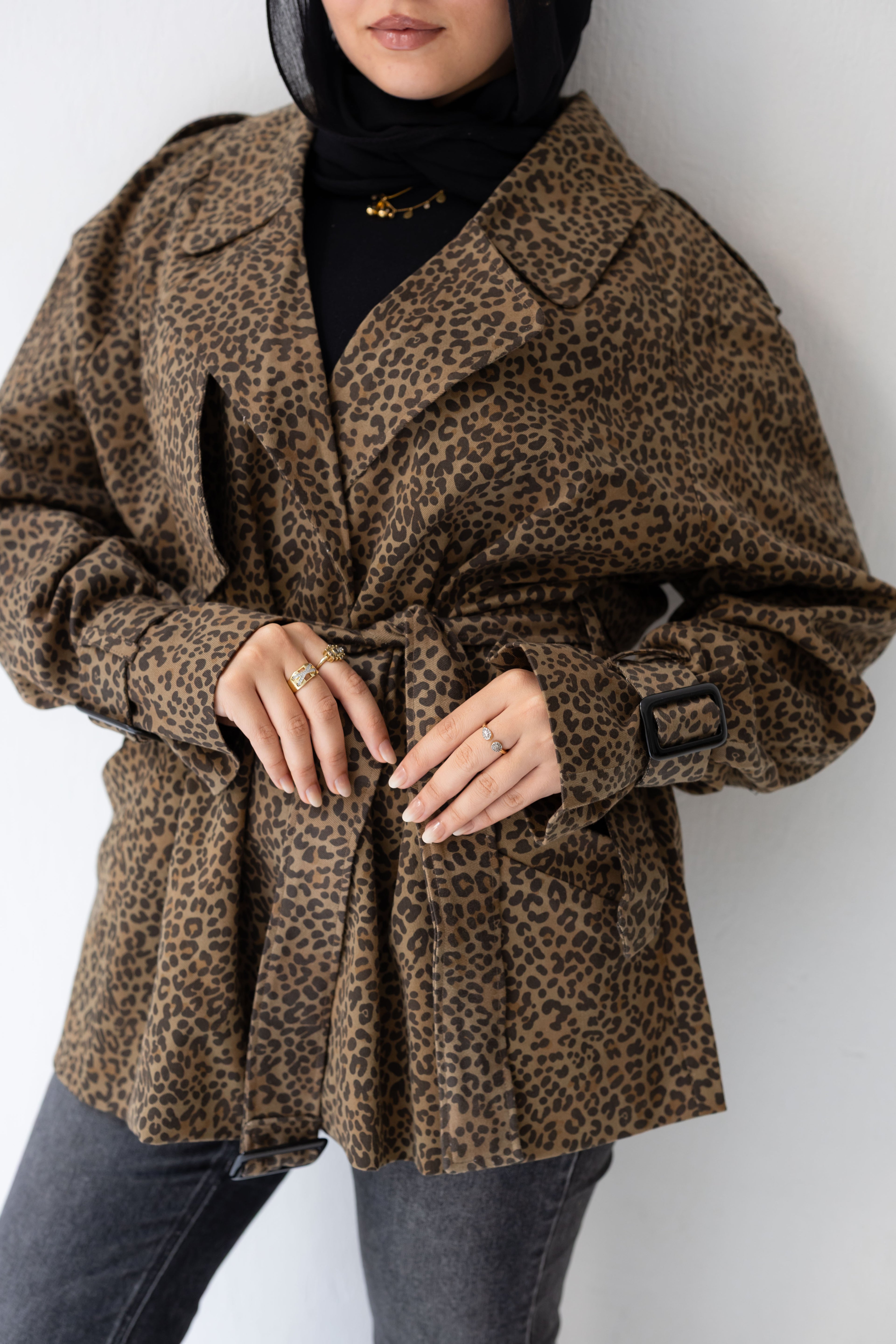 Leopard print jacket