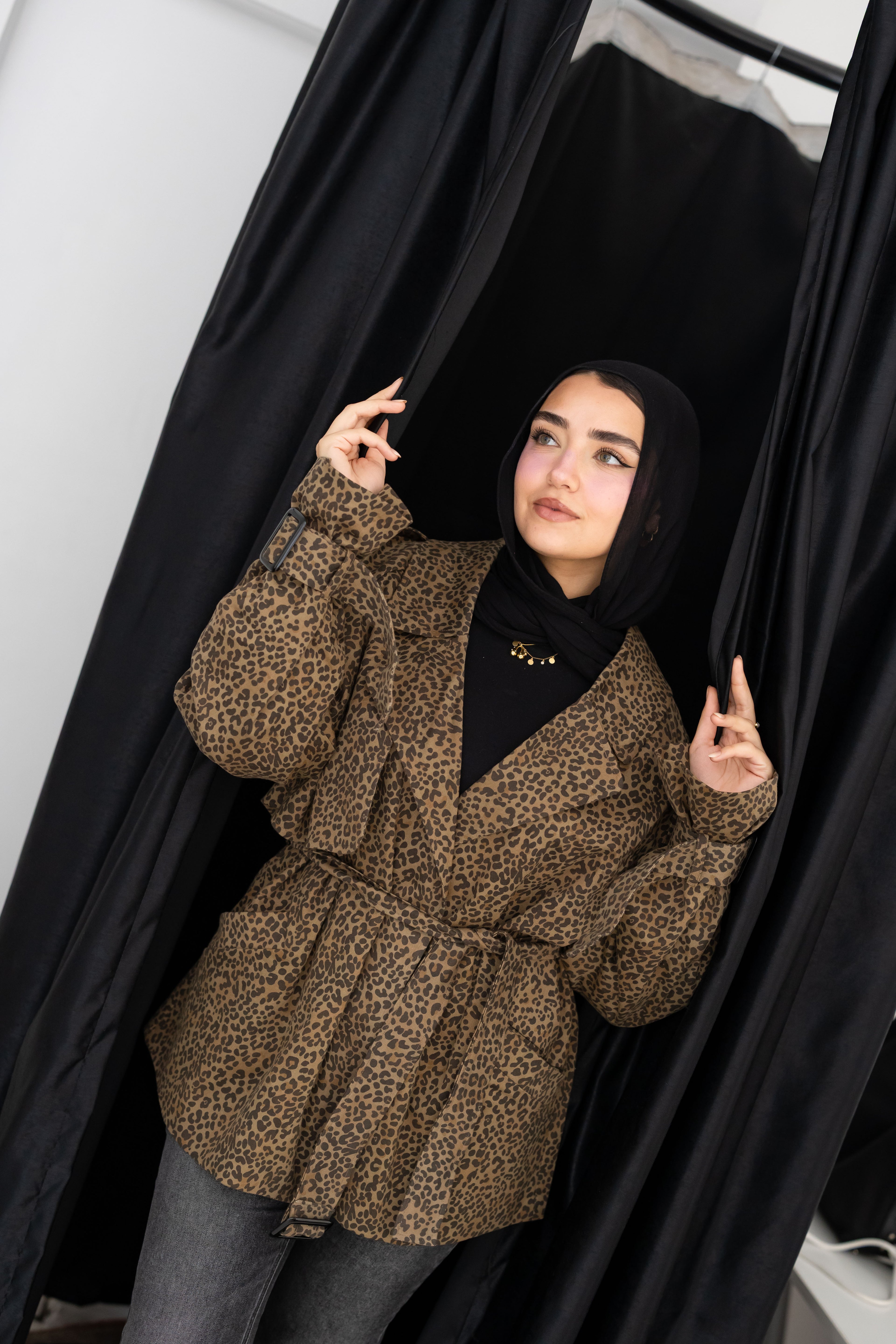 Leopard print jacket