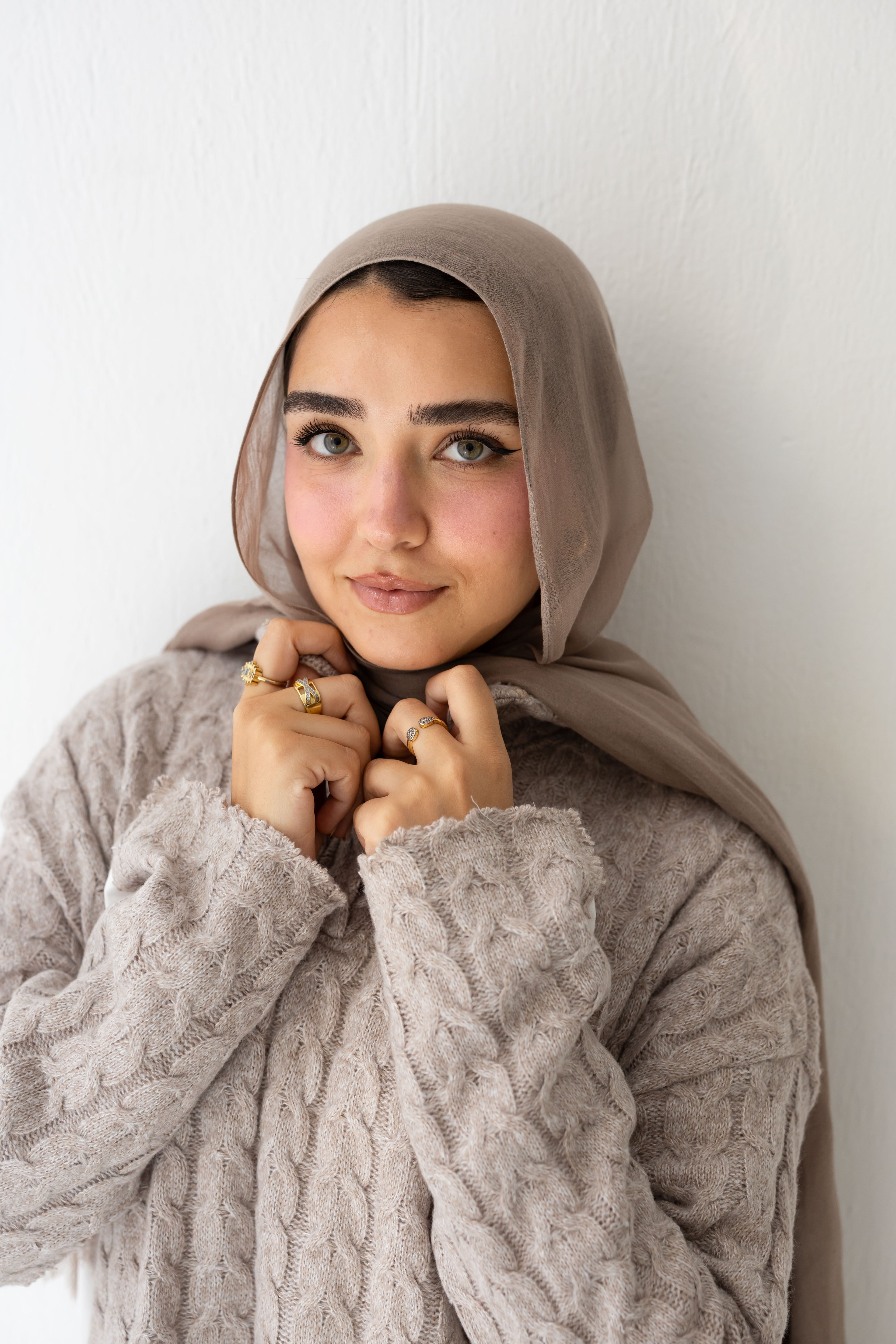 Un-Finished Pull-Chemise In beige