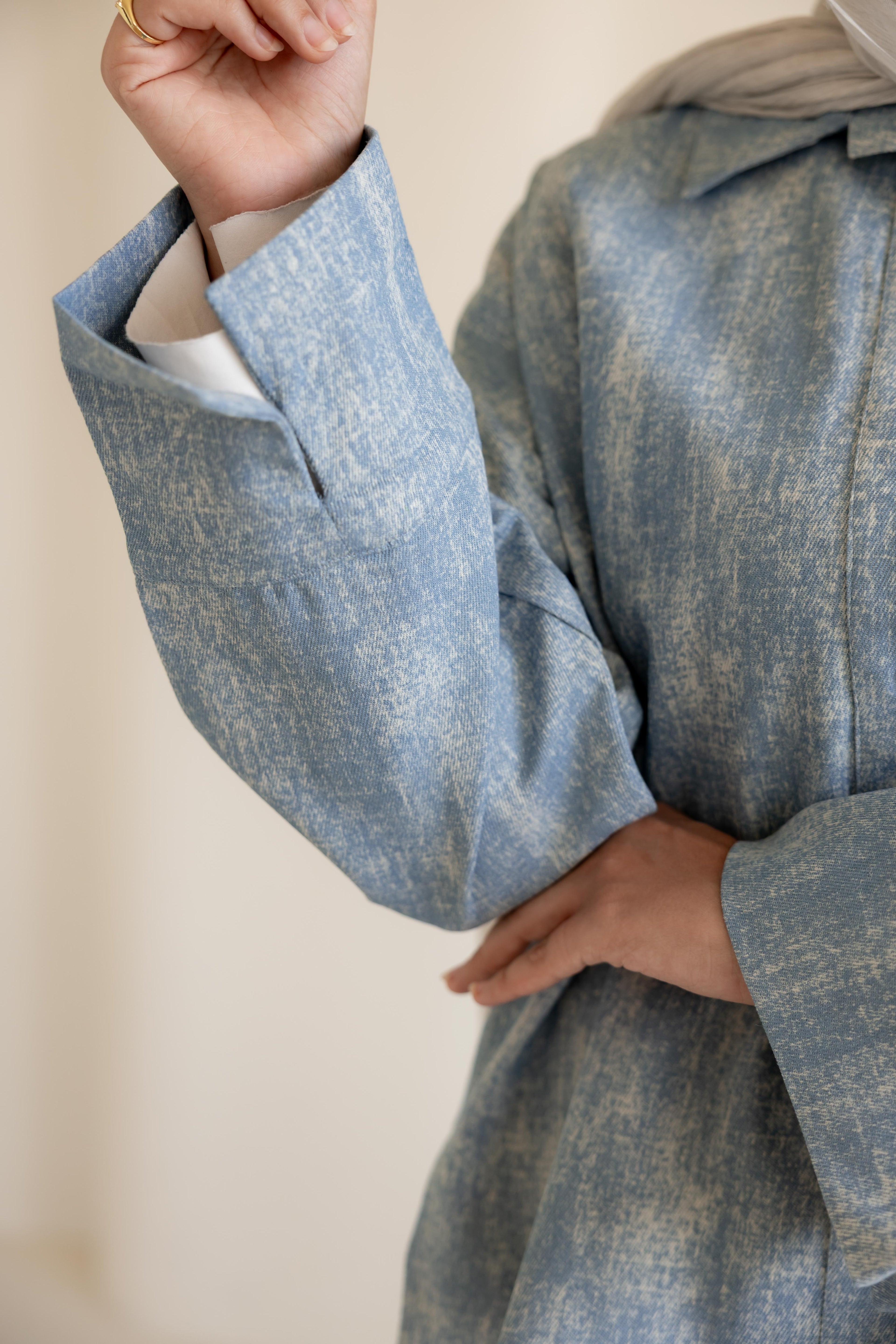 Light denim set