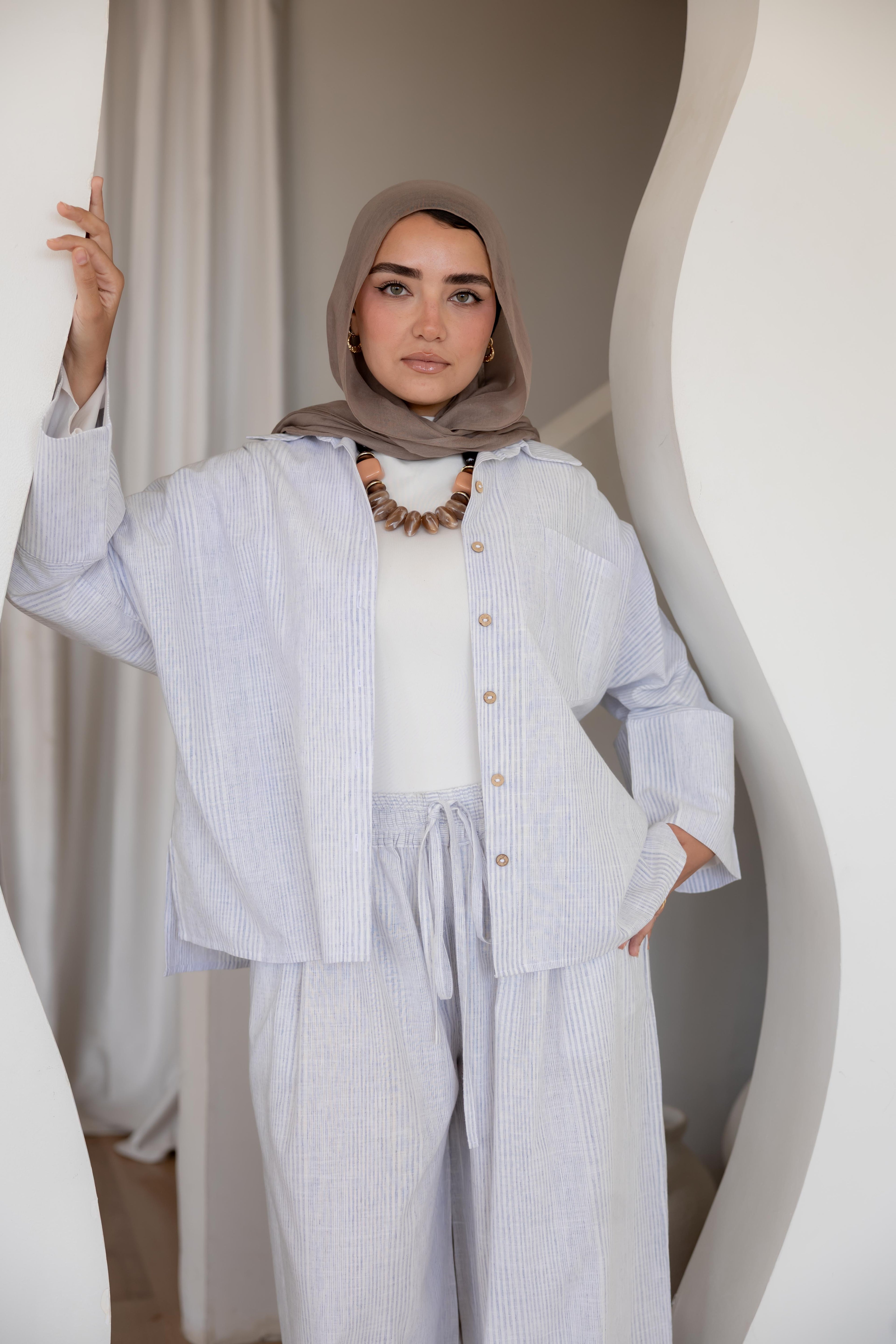 Feels like summer striped set