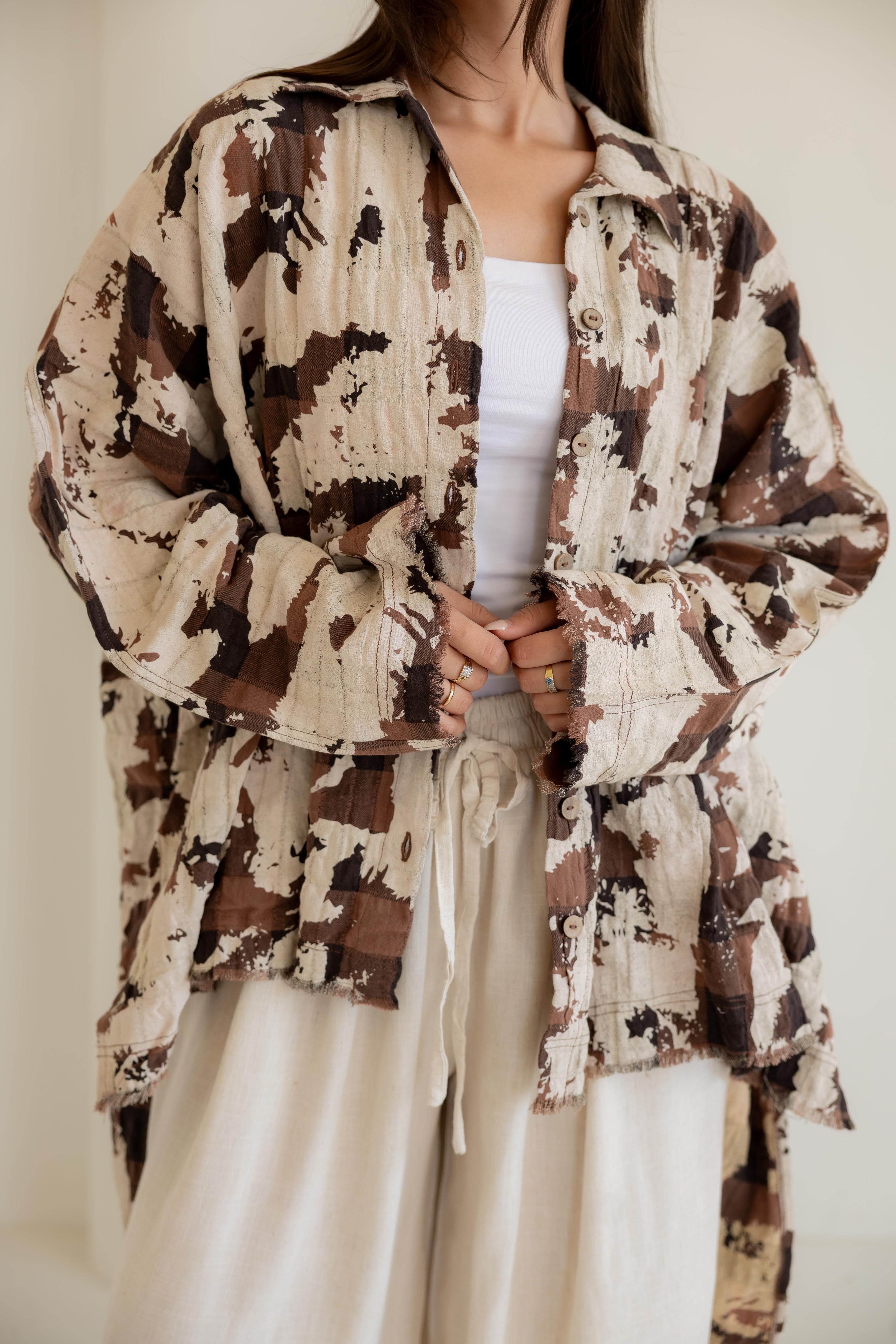 The unique BrownXbeige shirt