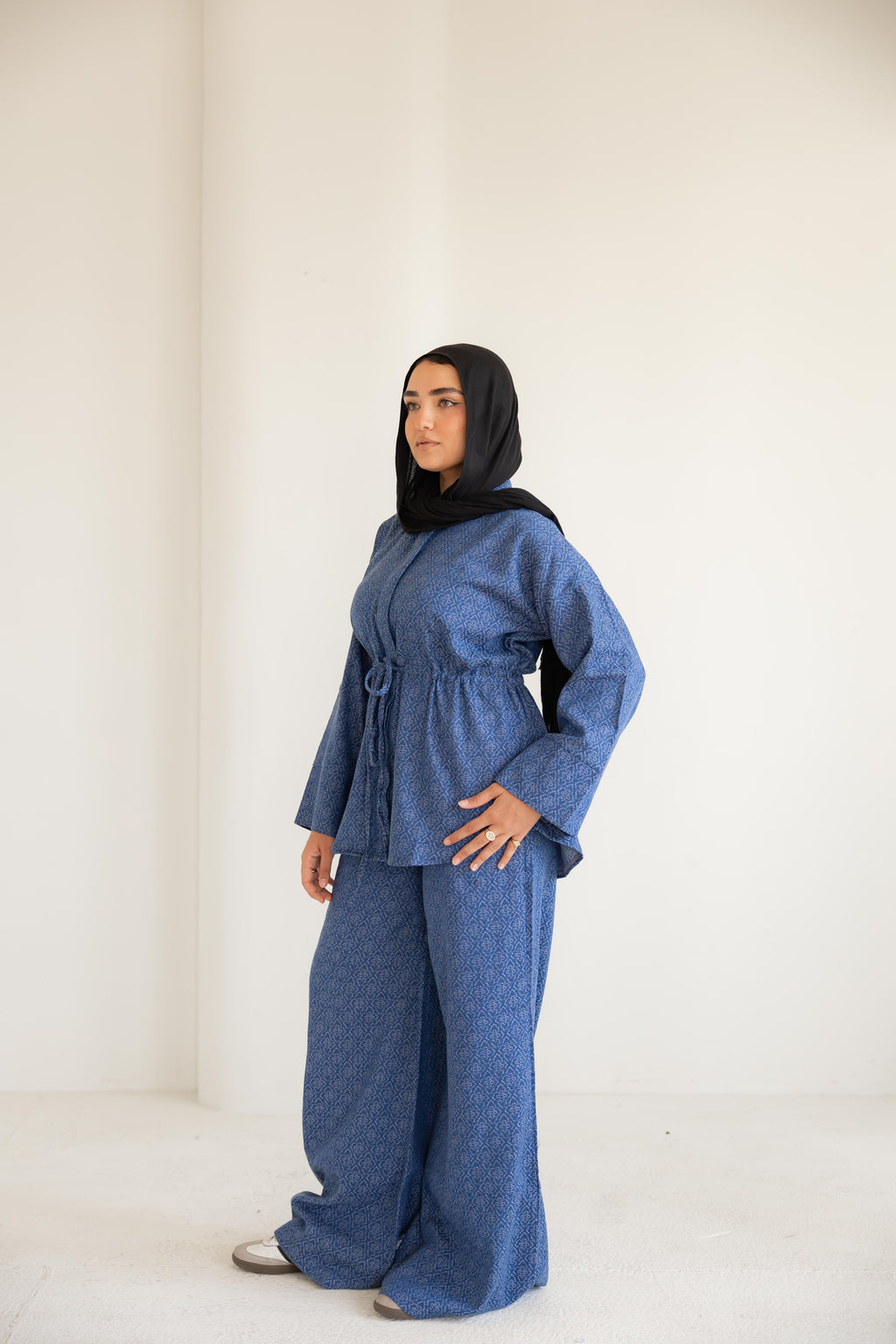 Not a denim set in dark blue