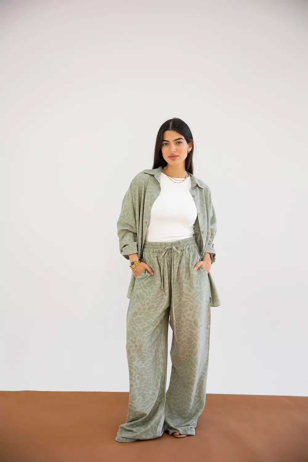 A Female Roar set in olive