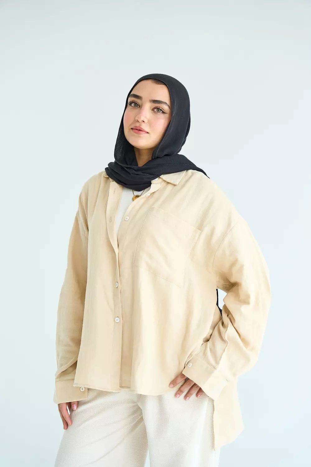 All times shirt in beige
