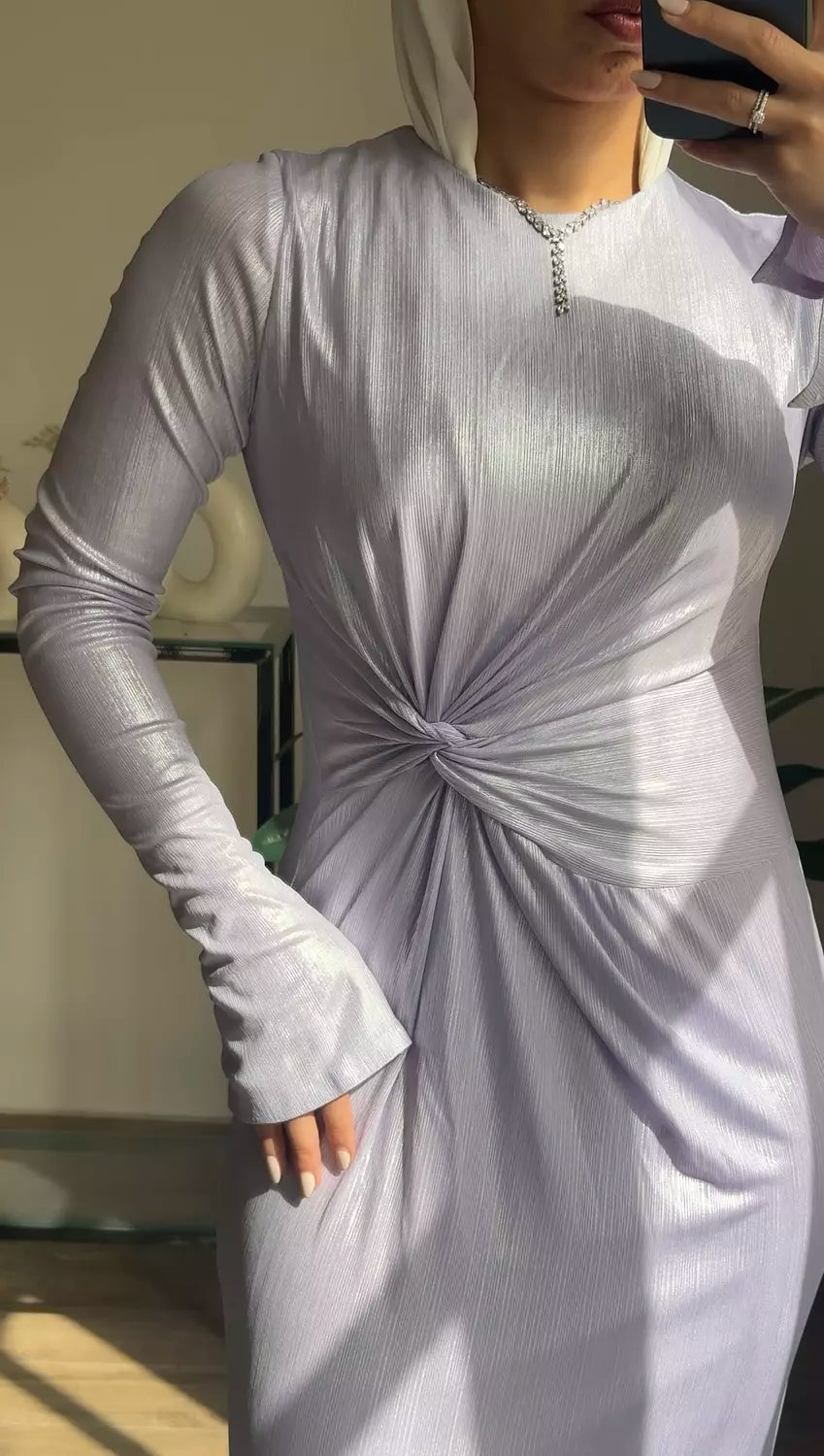 Flora dress in lavender