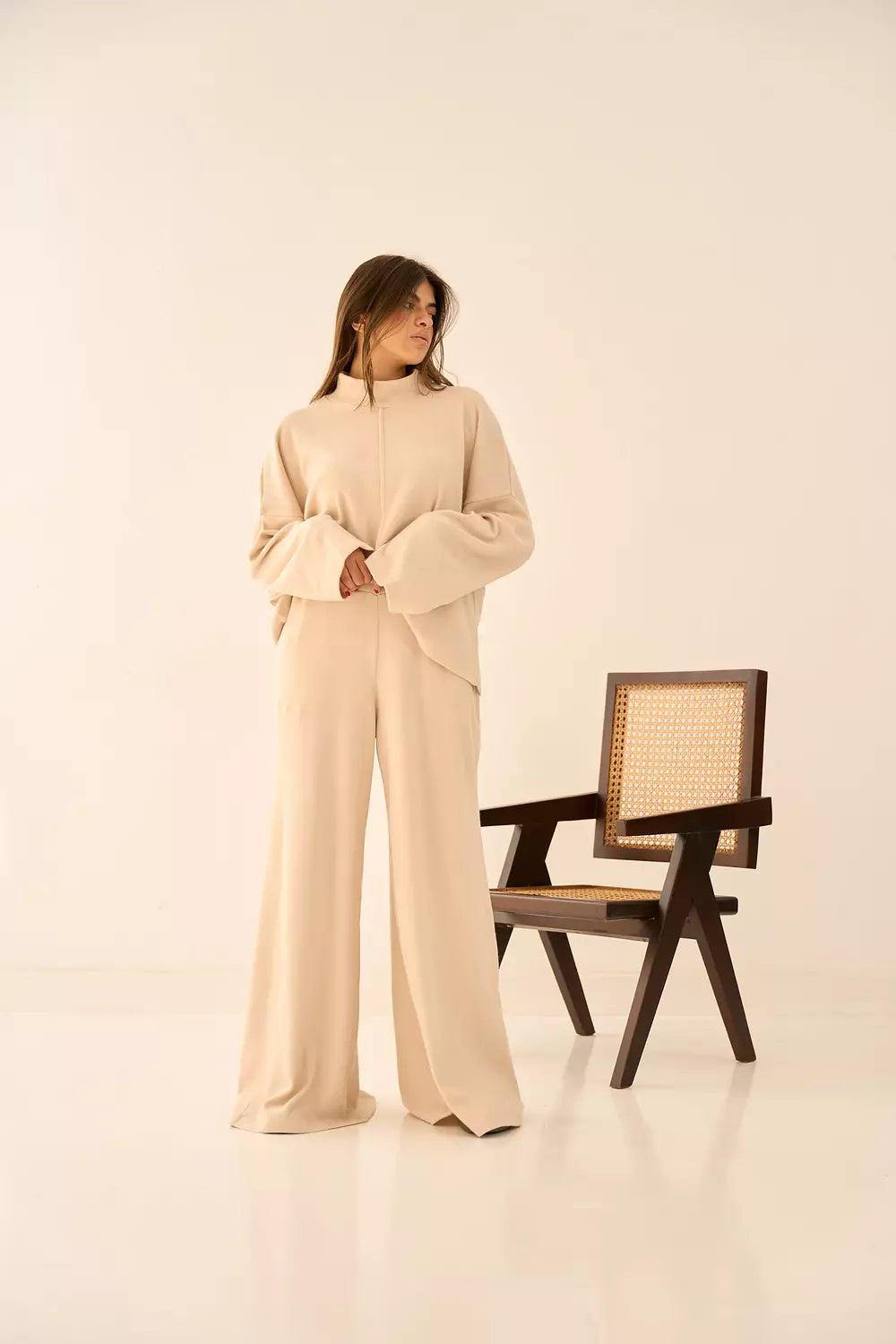 Carla set in beige