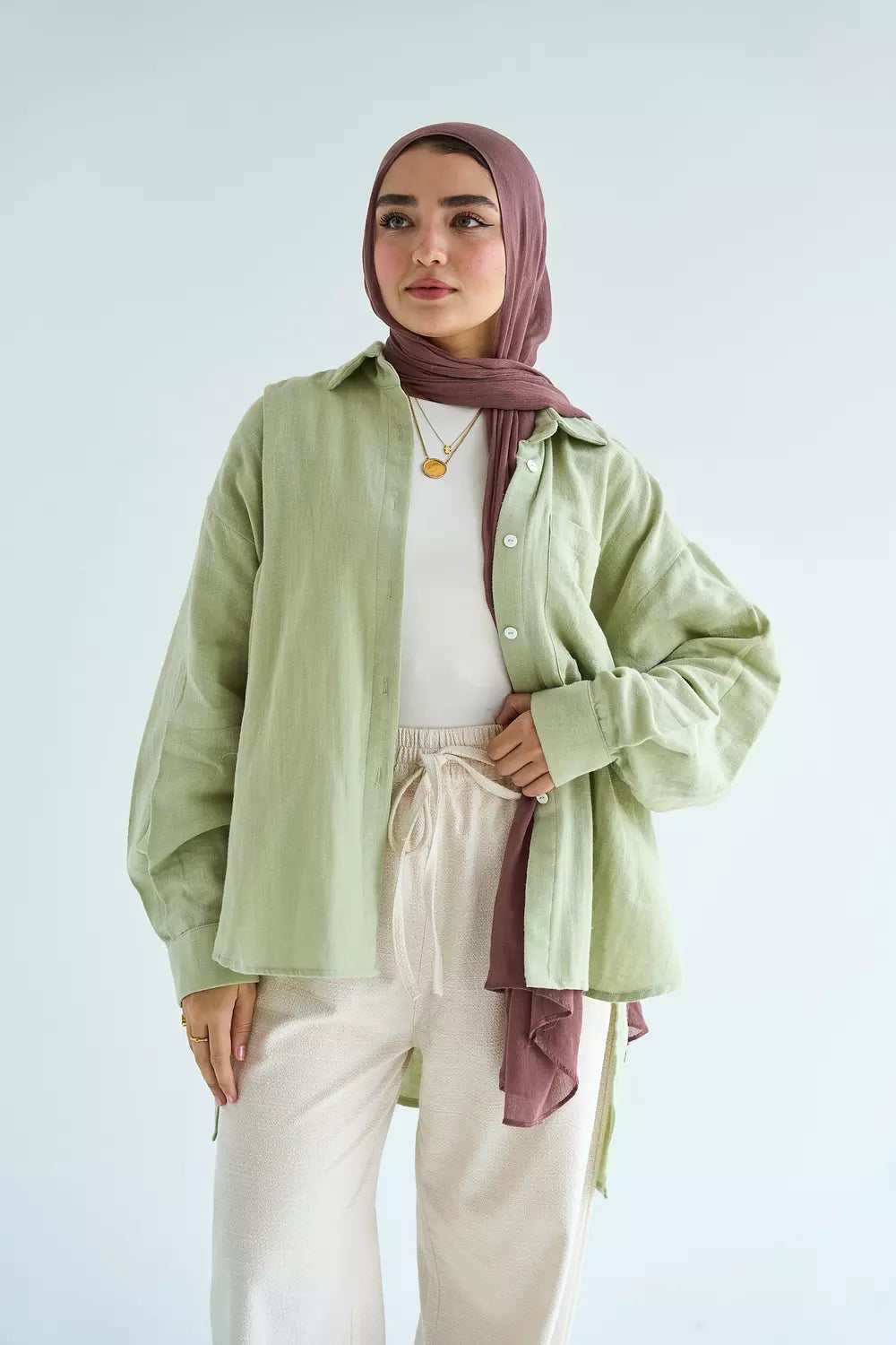 All times shirt in mint green