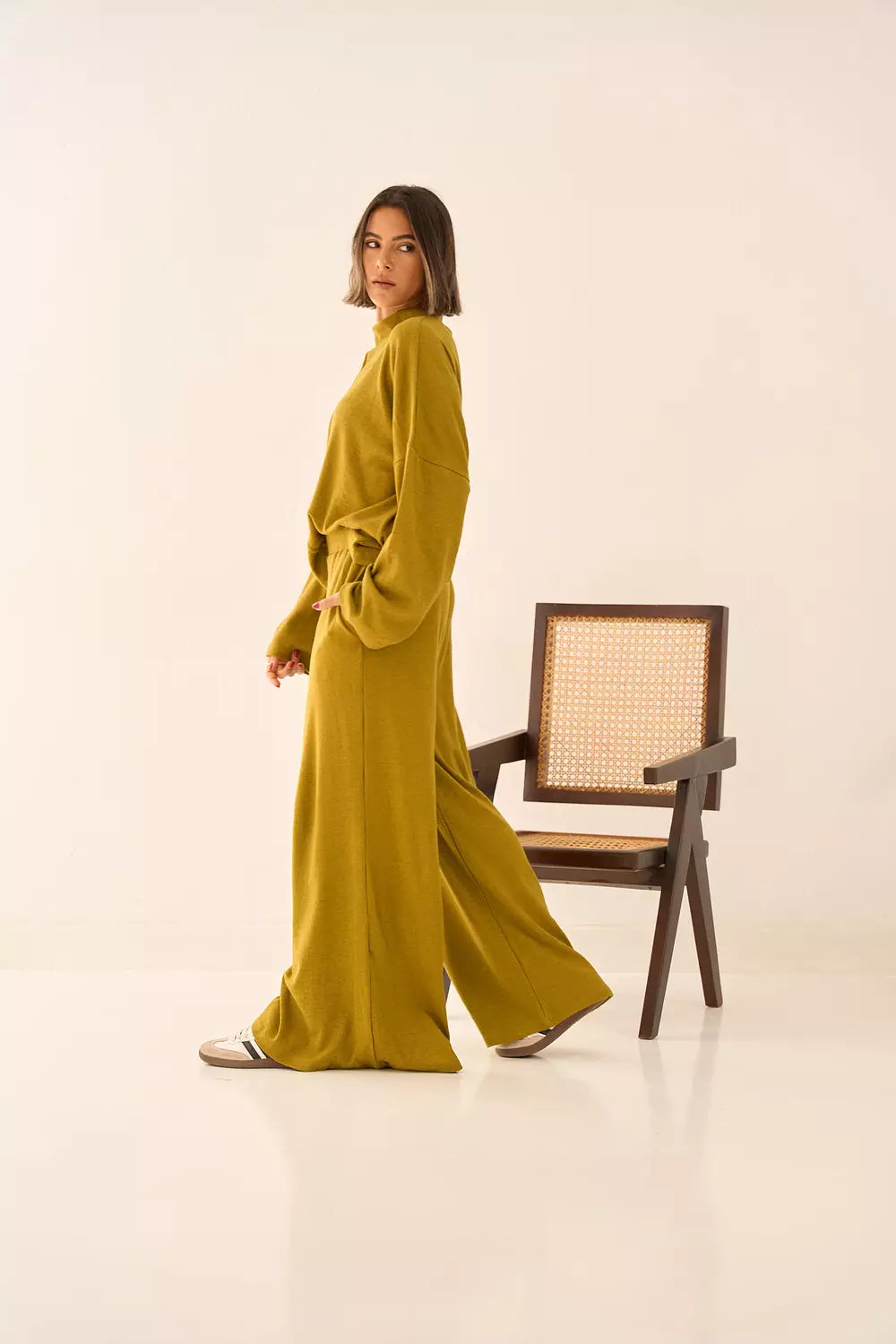 Carla set in Lime green