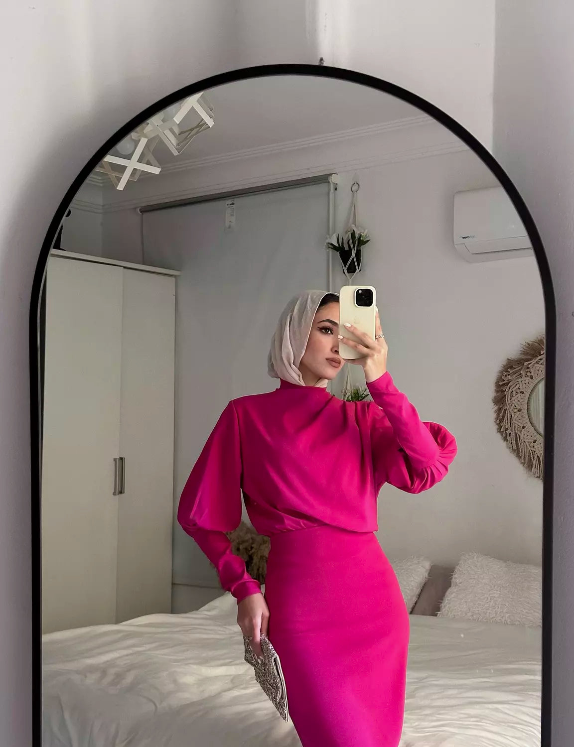 Fuchsia dress
