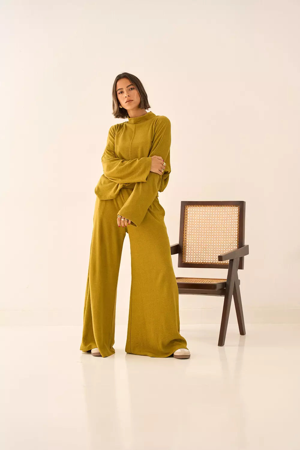 Carla set in Lime green
