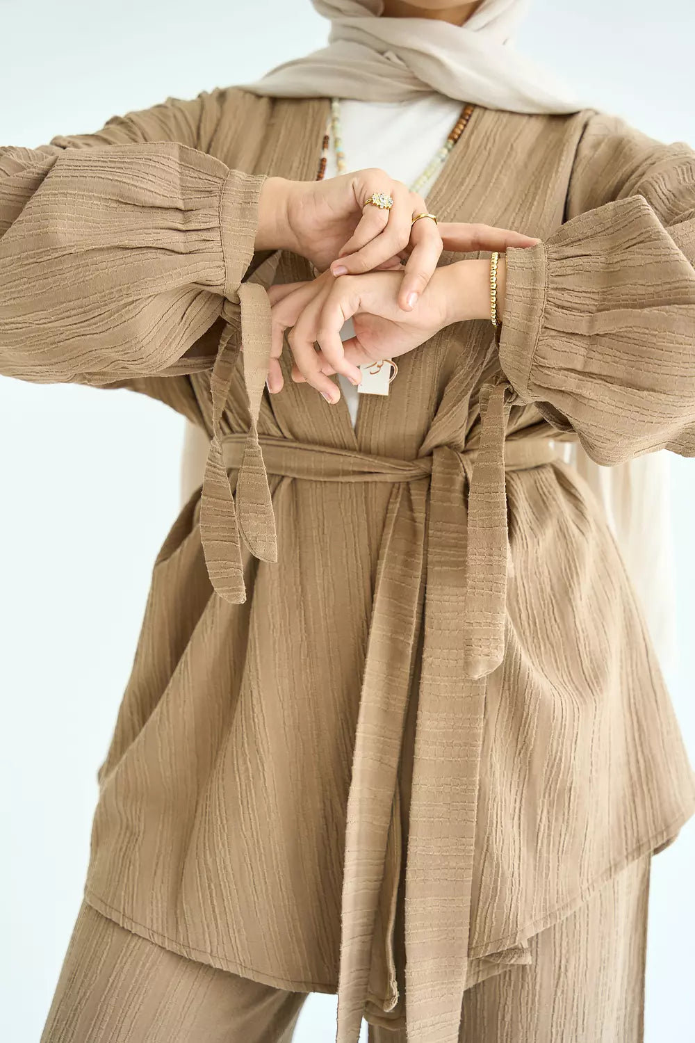 Crunchy set in brown