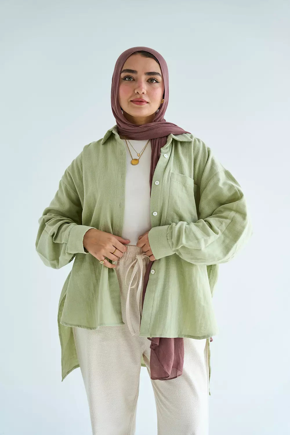 All times shirt in mint green
