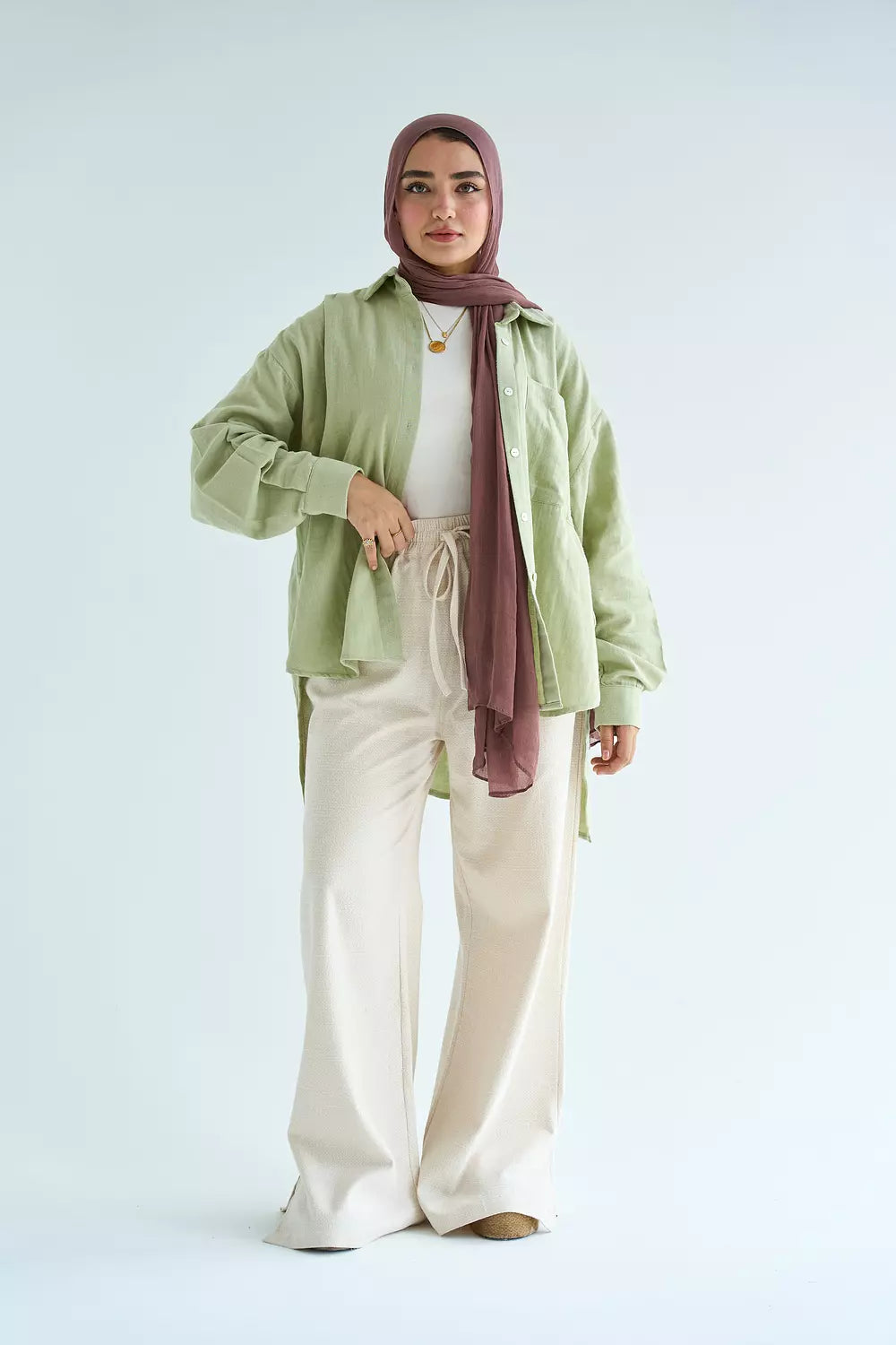 All times shirt in mint green