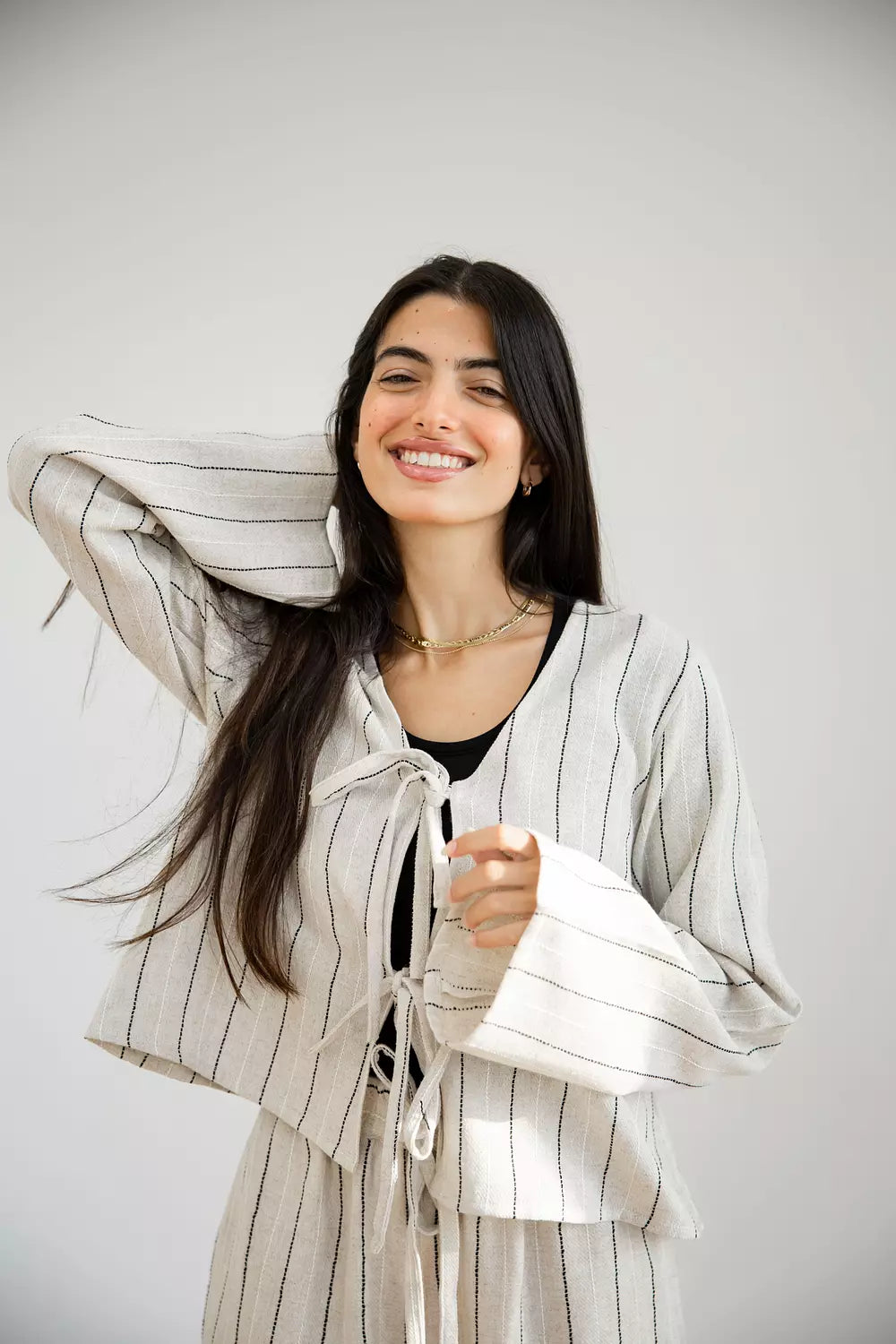 Striped Bows Shirt