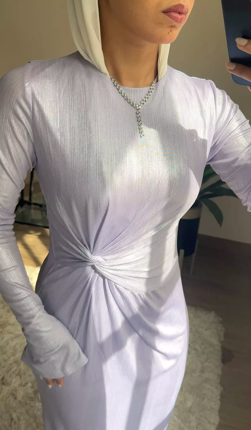 Flora dress in lavender