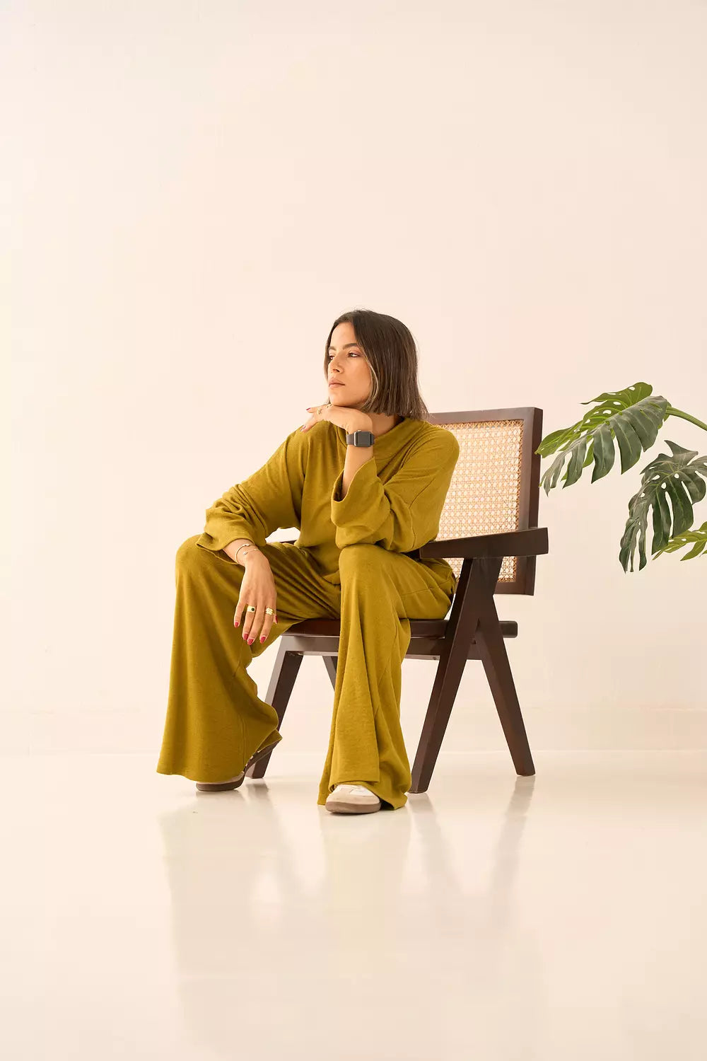 Carla set in Lime green