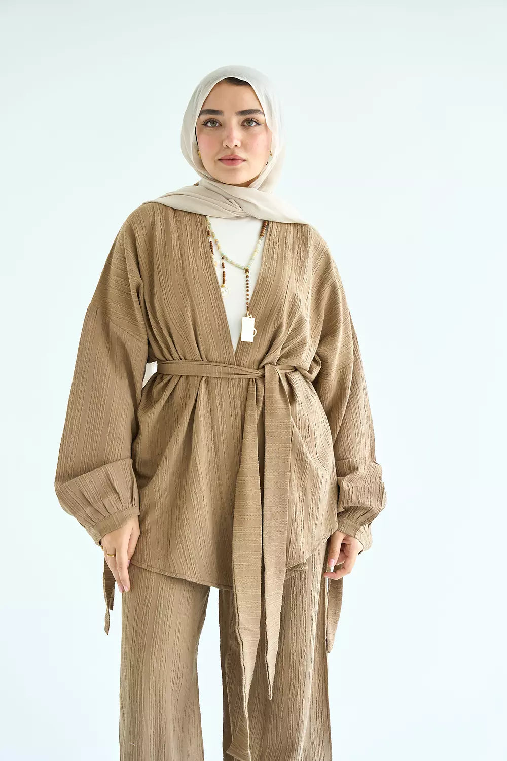 Crunchy set in brown