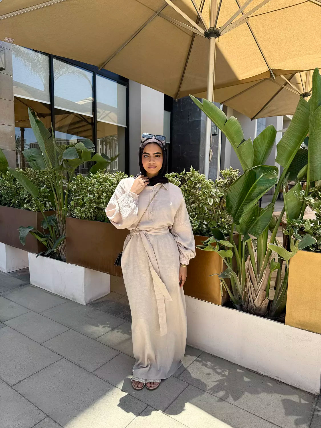Feels like summer dress in beige