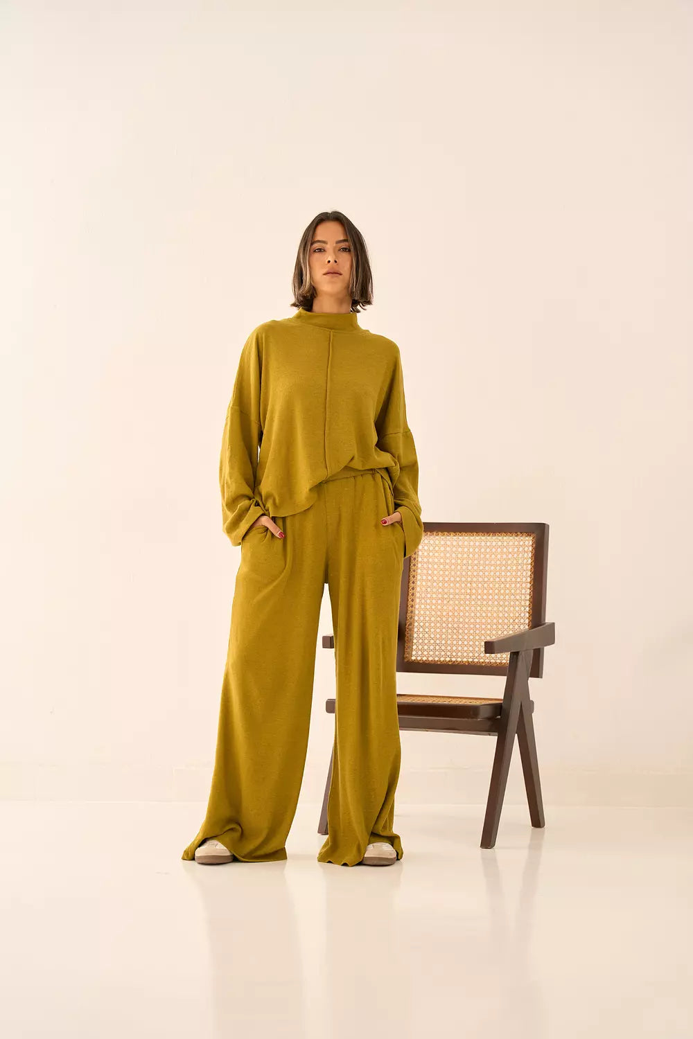 Carla set in Lime green